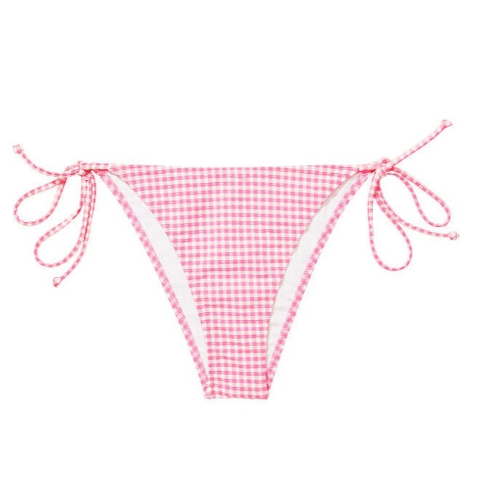 VICTORIA'S SECRET SWIM
Gingham Brazilian String Bikini Bottom - Picture 3 of 3